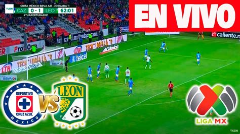 leon vs cruz azul en vivo por internet